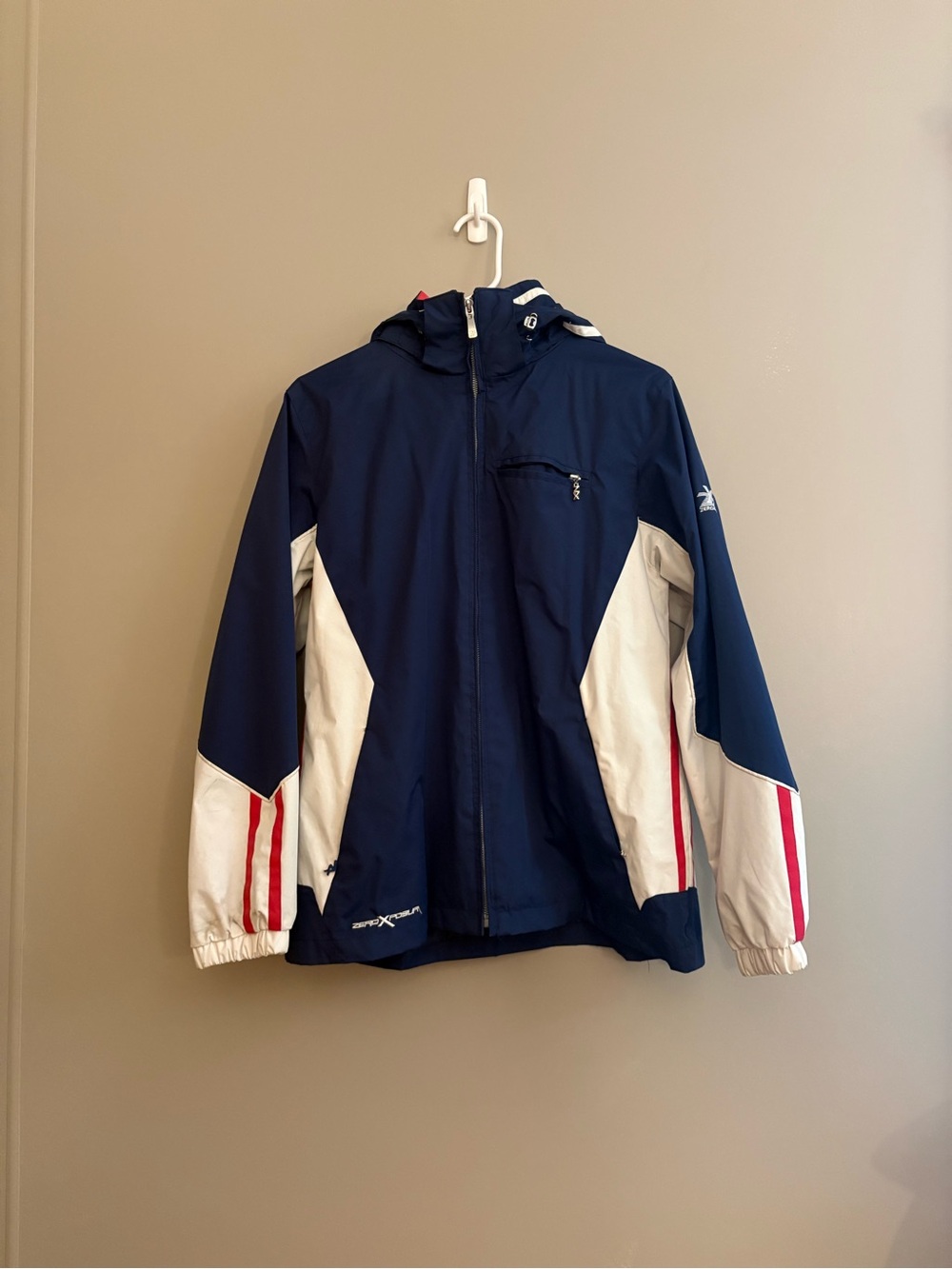 ZeroXPosur Navy Blue Windbreaker Jacket